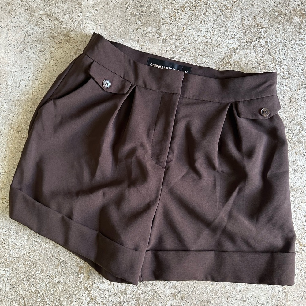 Chic Brown Women's Shorts by Express